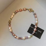 Pink Purple Pearl Bracelet