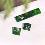 Herald Swallow Verdant Hair Clip