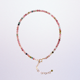 Rainbow Tourmaline Simple Anklet