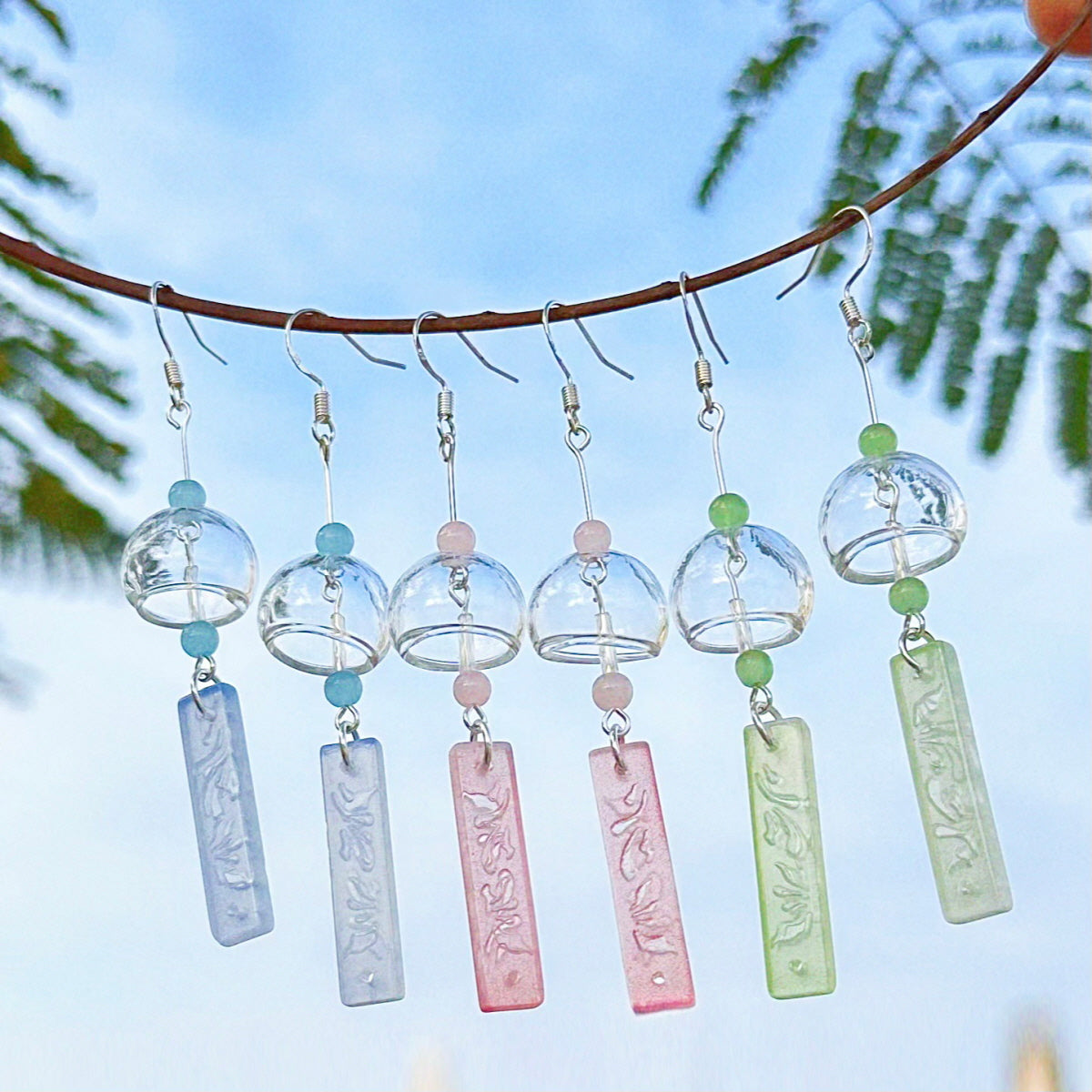 Wishing Wind Chimes Earrings