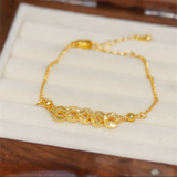Five Emperors Gold Coin Bracelet