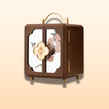 Walnut Ritual Mirror Jewelry Box