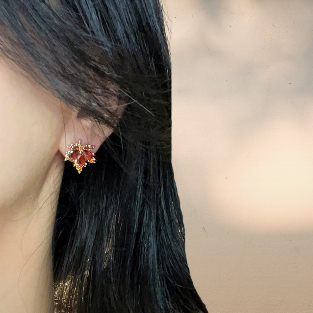 Vintage Maple Leaves Earrings