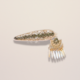 Shimmering Crystal Tassel Hairpin