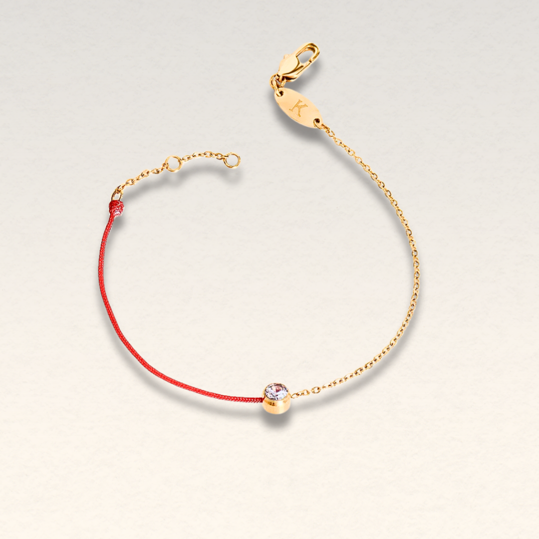 Simple Red Rope Bracelet