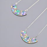Crescent Blossom Lacquer Necklace
