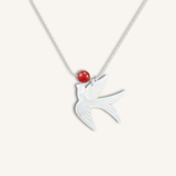 Swallow Wish Fritillary Necklace