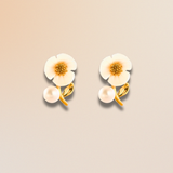 Precious Bloom Jade & Pearl Studs