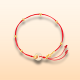 Koi Orbit Celestial Jade Anklet
