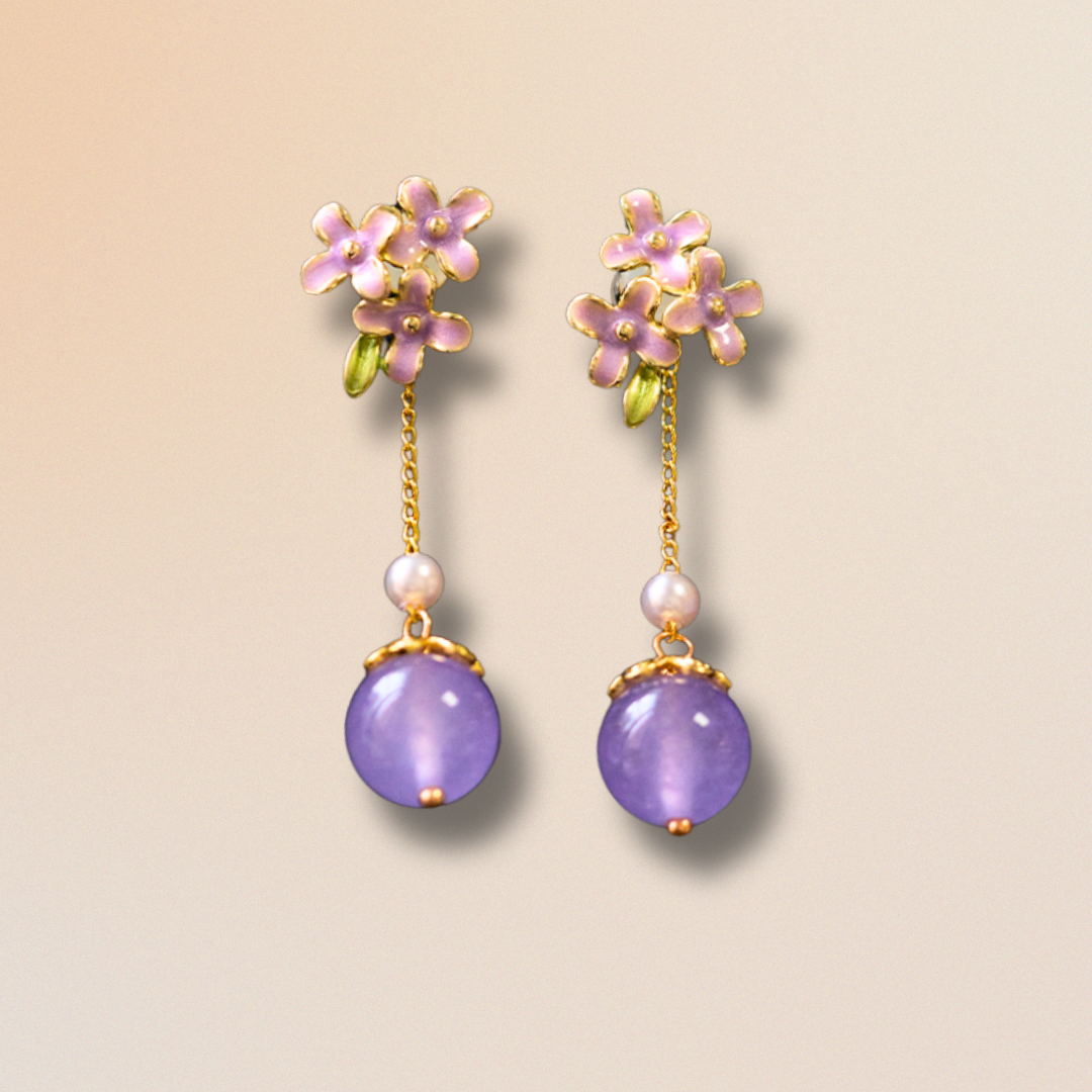 Violet Secret Land Earrings