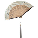 Hanfu cheongsam fan, ancient style folding fan, new Chinese female fan, summer Chinese fan, folding portable classical dance fan