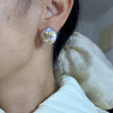 Subtle Glow Orchid Earrings