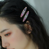 Trichroic Shell Alligator Barrette