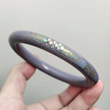 Noble Lilac Thirty-Layer Lacquered Sandalwood Bangle