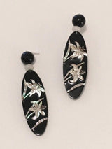 Mother-of-Pearl Orchid Graceful Earrings