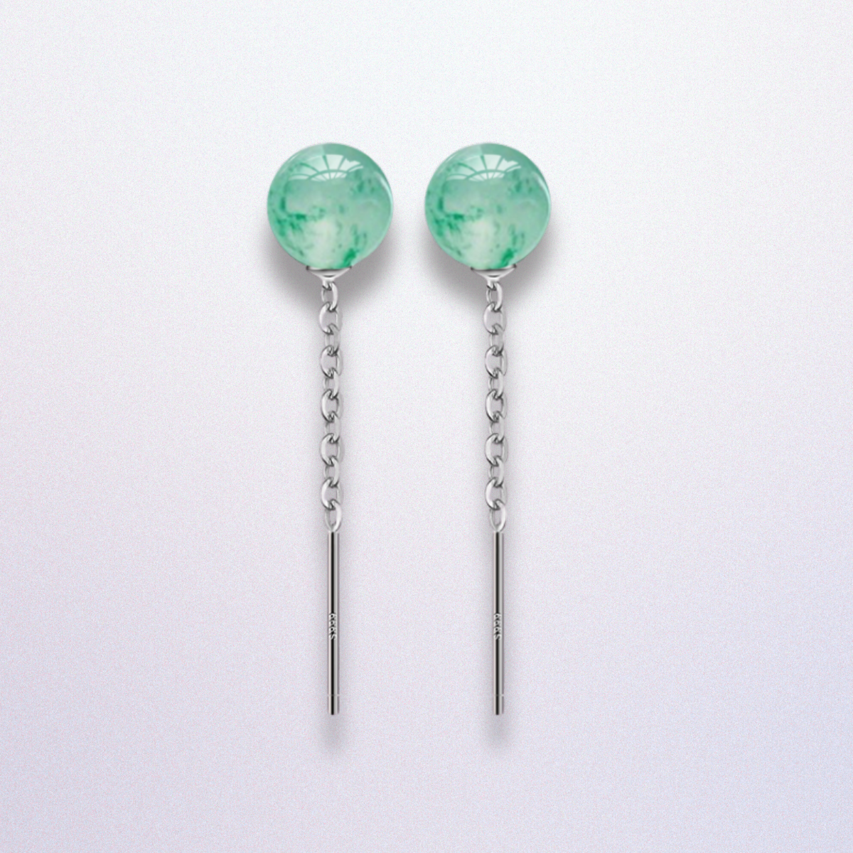 Ice Floating Short Drop Earrings