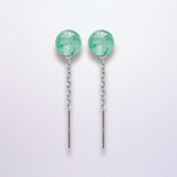 Ice Floating Short Drop Earrings