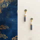 Garden of Dreams Blue Earrings