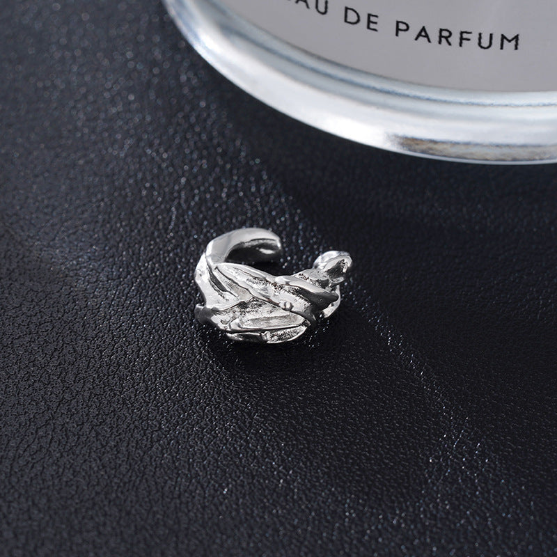 Asymmetrical Bamboo Leaf Ear Clip