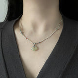 Hetian Jade Ruyi Necklace