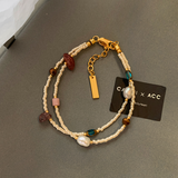 Double-layer Beaded Bracelet