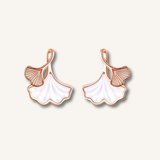 Ginkgo Pearl Hope Earrings