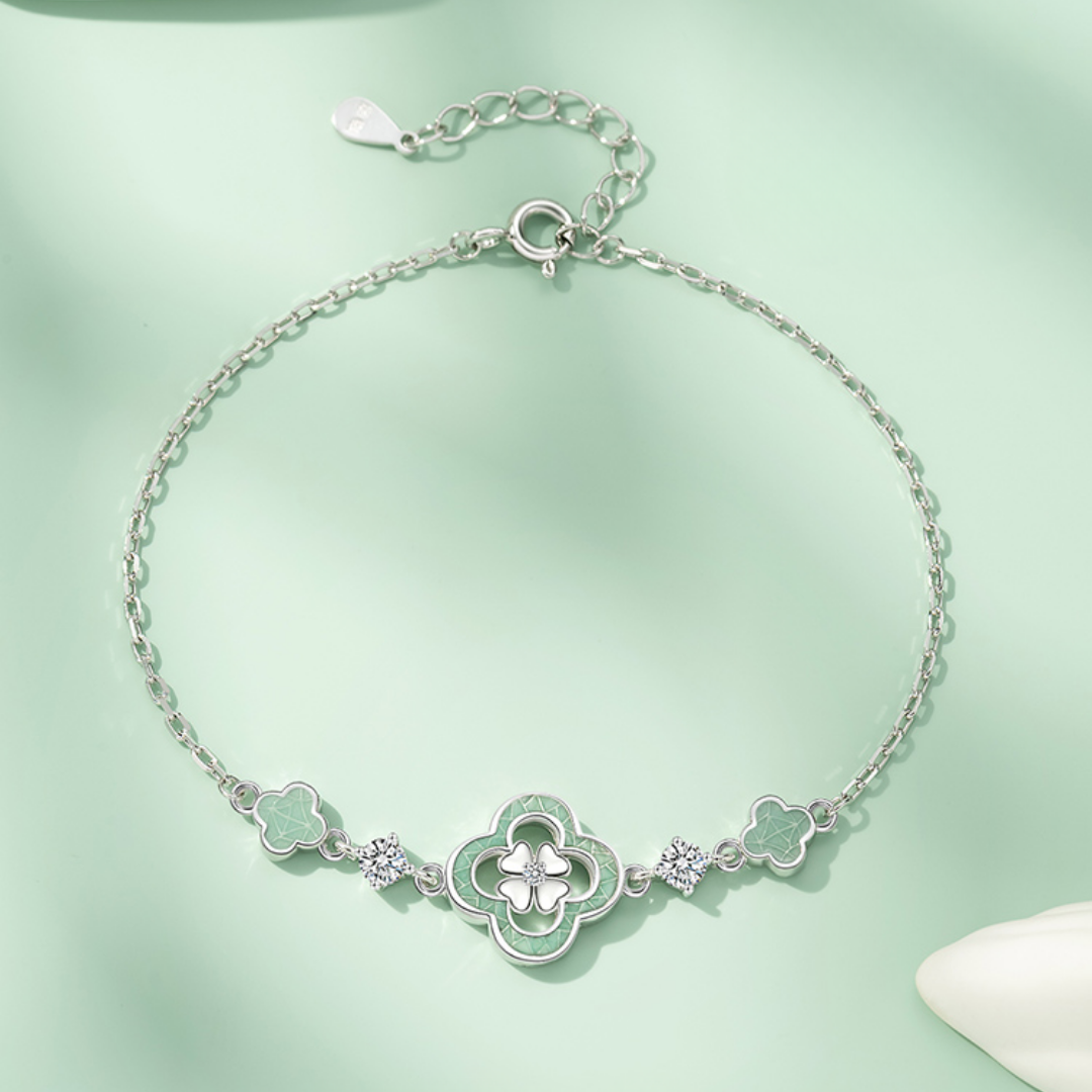 Luck Clover Porcelain Bracelet
