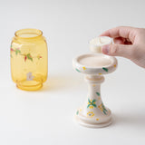 Palace Serene Hand-painted Candlestick