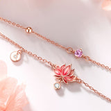 Lotus Double Chian Anklet