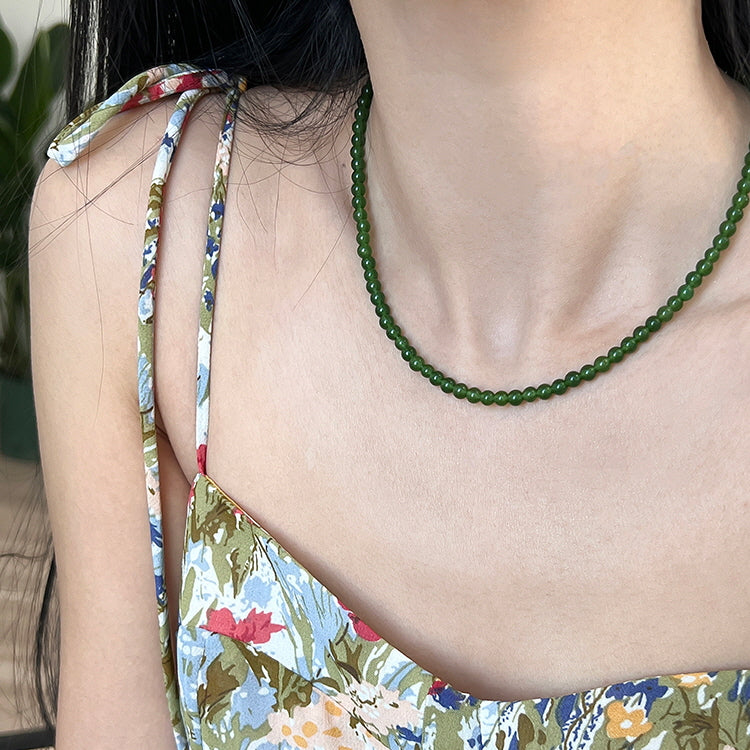 Evergreen Jade Quartz Necklace