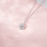 Winter Snowflake Glow Necklace