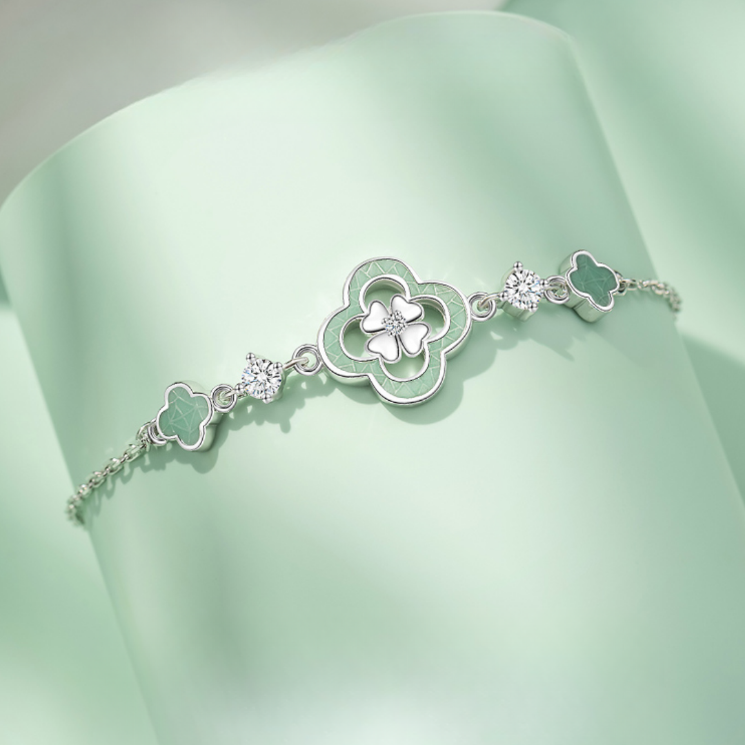 Luck Clover Porcelain Bracelet