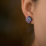 Concentric Knot Lacquer Earrings