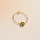 Lake Green Jade Ring