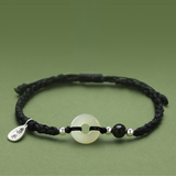 Joy Obsidian Jade Bracelet