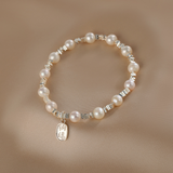 Blessing Silver Pearl Bracelet