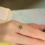 Lake Green Jade Ring