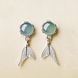 Serentiy Jade Tail Earrings