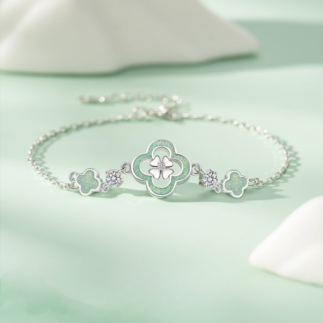 Luck Clover Porcelain Bracelet