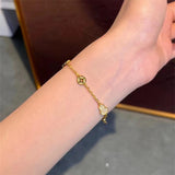 Openwork Gourd Coin Bracelet