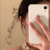 Glimmering Butterfly Metal Hair Stick