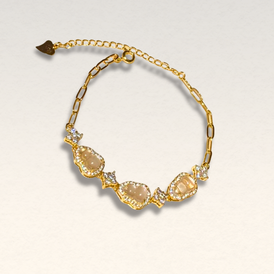 Gourd Four-Leaf Exquisite Bracelet