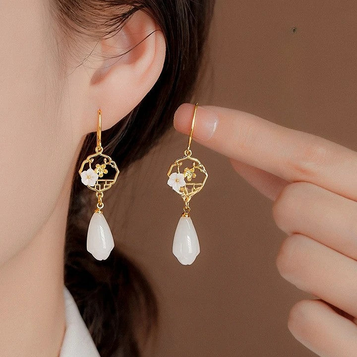 Serene Window Blossom Earrings