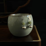 Retro Persimmon Drop Earrings