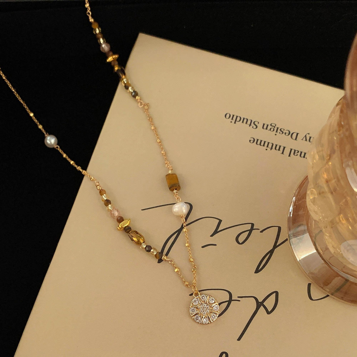 Golden Aura Tigers Eye Necklace