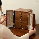 Double-door Standing Jewelry Cabinet