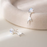 Moonlight Bubble Fishtail Earrings