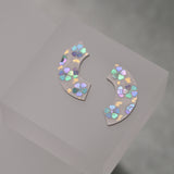 Crescent Blossom Lacquer Necklace