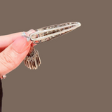 Shimmering Crystal Tassel Hairpin