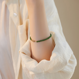 Green Chalcedony Simple Bracelet